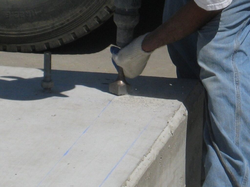 Concrete Foundation Scabbling